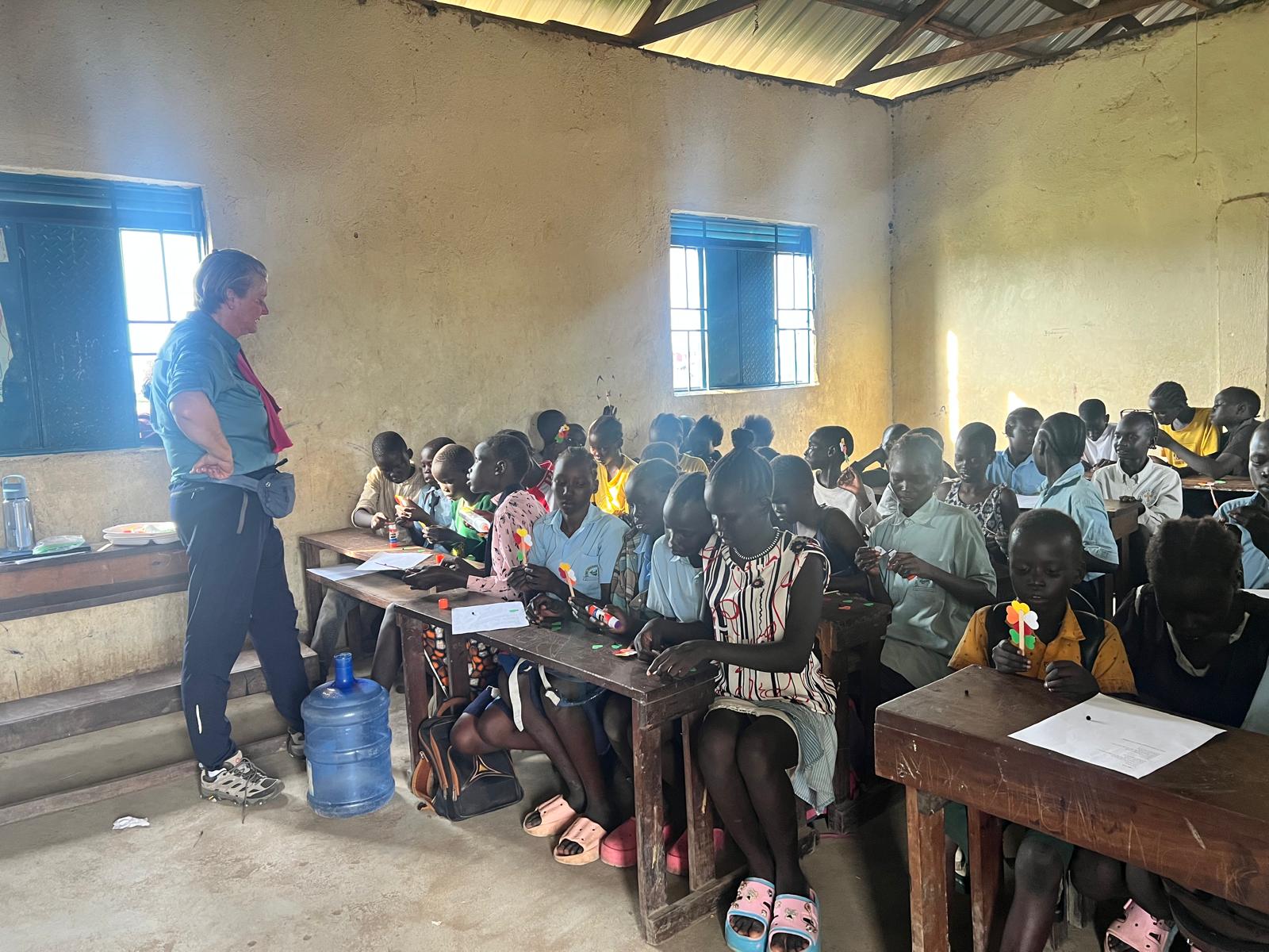 Community teaching session at a Nile Orphan Care program